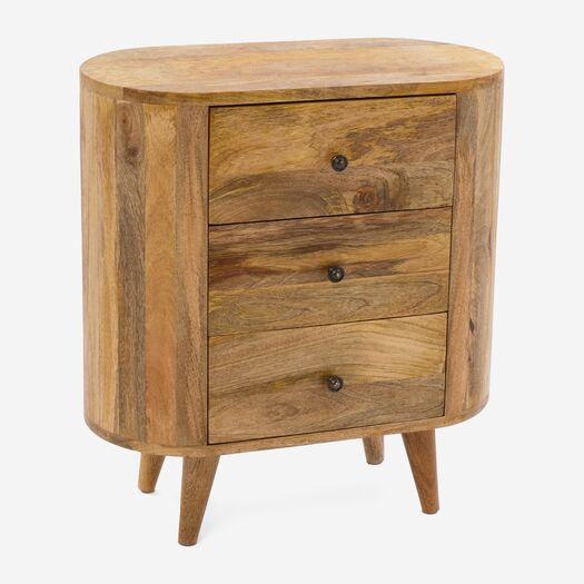 Oak Wood Cabinet 66x55cm | TK Maxx