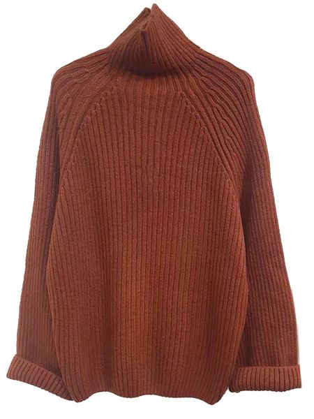 'Candace' Ribbed High Neck Oversized Sweater (5 Colors) | Goodnight Macaroon