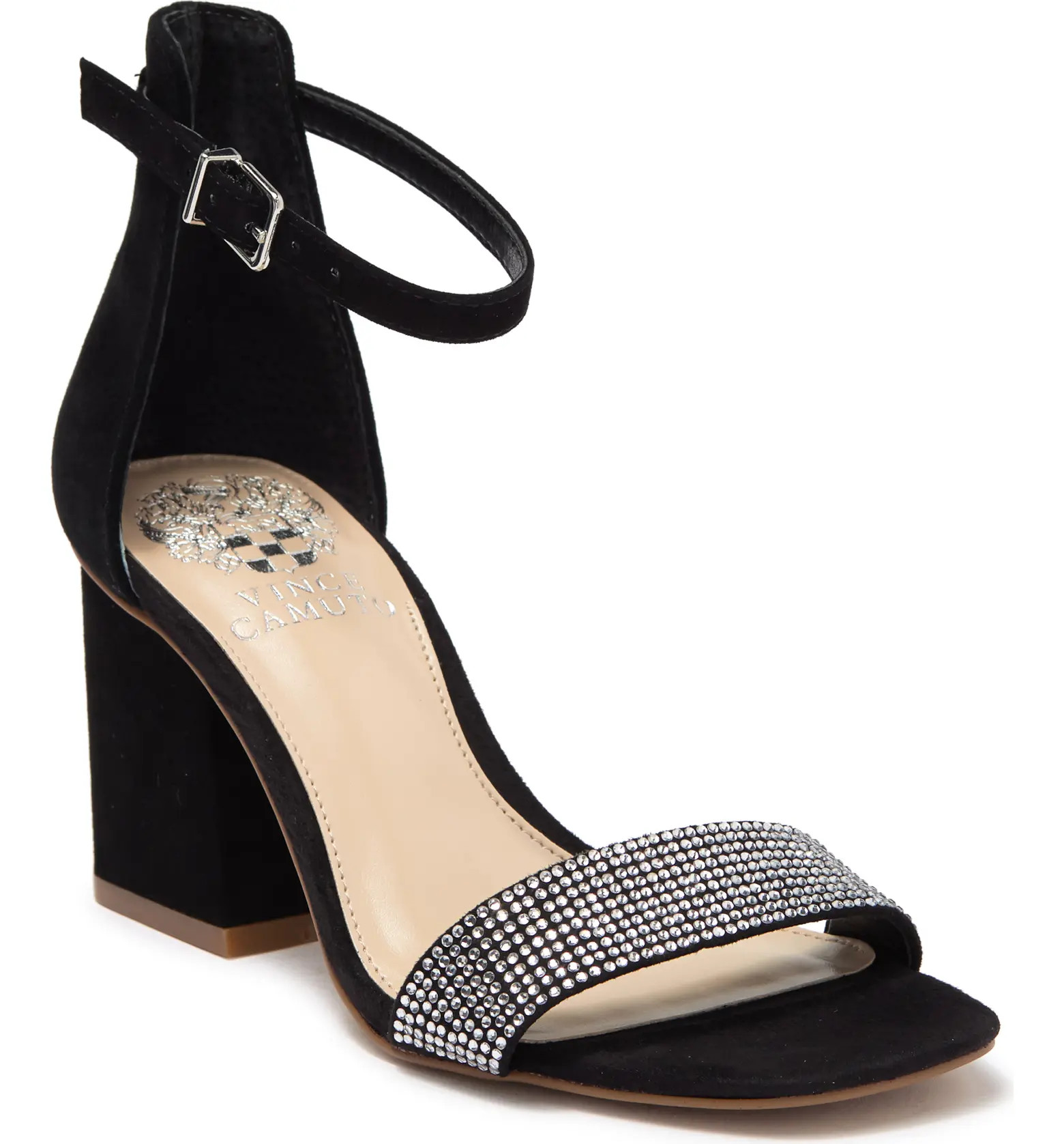 Margery Rhinestone Embellished Ankle Strap Sandal | Nordstrom Rack