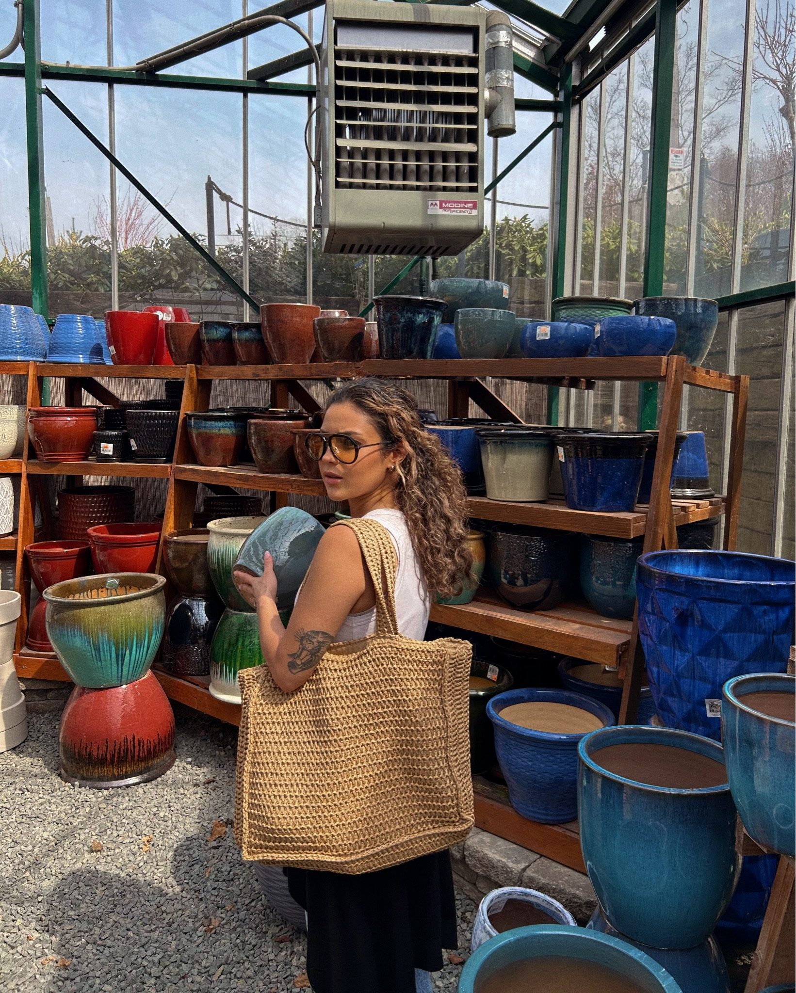 this easter she’s in her gardening era 🌿

thanks martha stewart for the inspo! 🫶

#easteroutfit #gardening #whitetanktop #inmymarthastewartera #eastervibes #strawbag #totebag #aviatorsunglasses white tank top • tote bag • sunglasses 

#LTKPetite #LTKSeasonal #LTKStyleTip