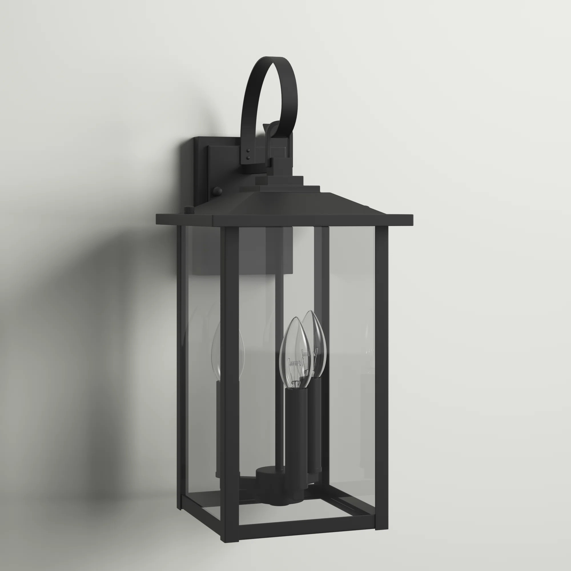 Sol 72 Outdoor™ Dallas 3 - Bulb 19.88'' H Outdoor Wall Lantern with Dusk to Dawn & Reviews | Wa... | Wayfair North America