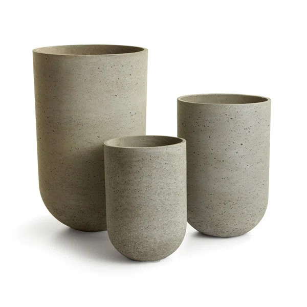 Marisol 3-Piece Clay Pot Planter Set (Set of 3) | Wayfair North America