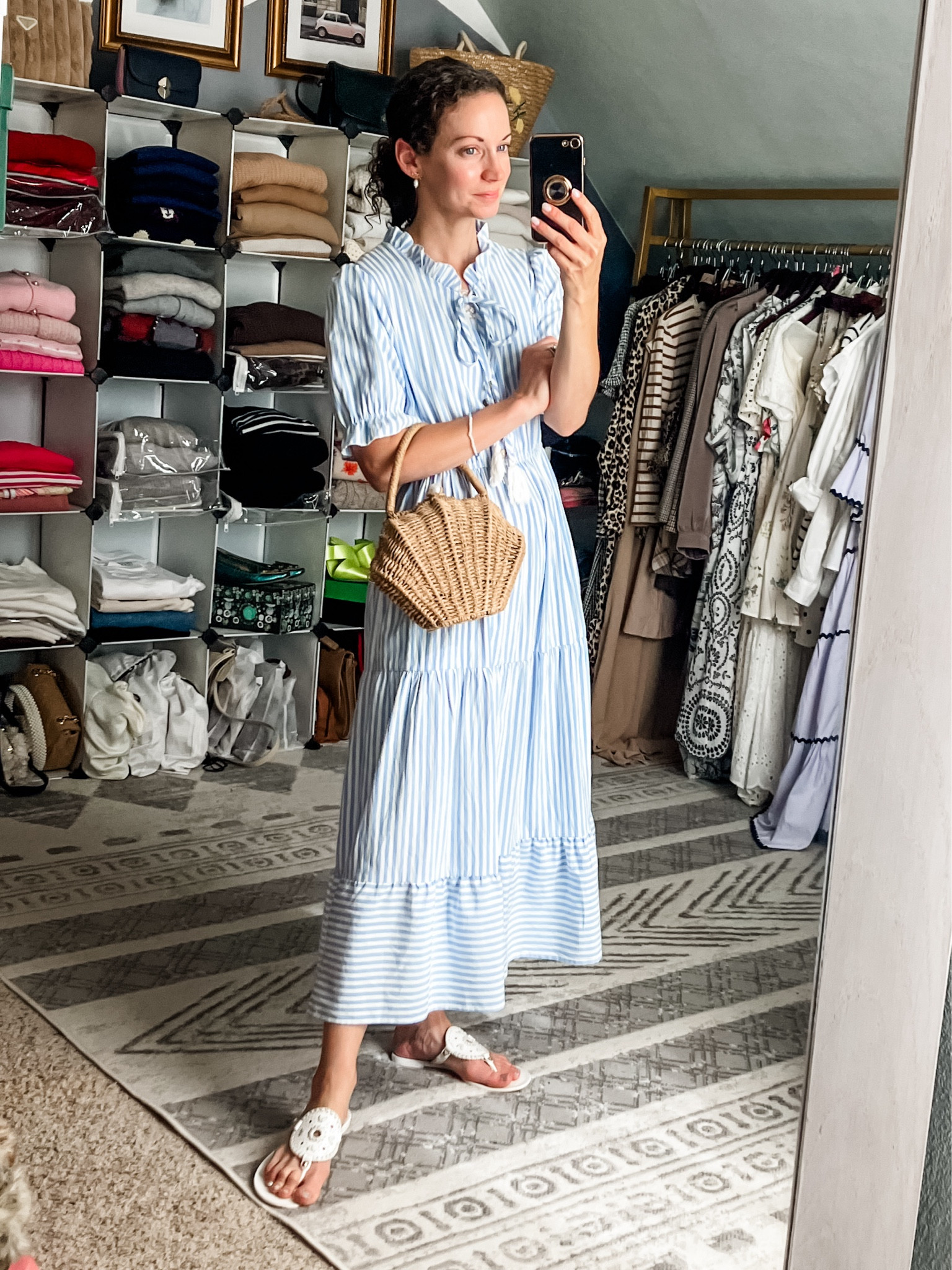 A blue and white summer dress from Amazon!
Petite outfit. Classic outfit. Summer dress. Modest dress  

#LTKmomlife #LTKootd #LTKgrwm