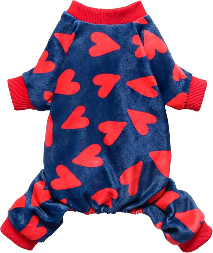 Fitwarm Valentines Day Sweet Hearts Dog Pajamas, Dog Winter Clothes for Small Dogs Girl Boy, Ligh... | Amazon (US)