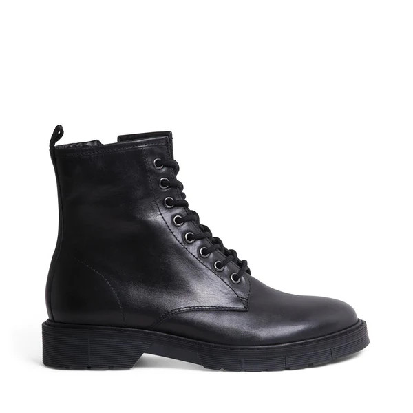 ANTONIAA BLACK LEATHER | Steve Madden (Canada)