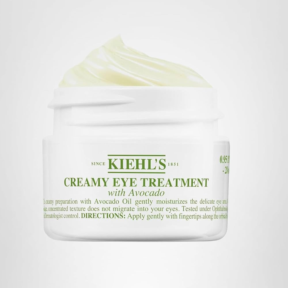 Kiehl's Avocado Eye Treatment, Nourishing and Hydrating Eye Cream, Avocado Oil and Caffeine to En... | Amazon (US)