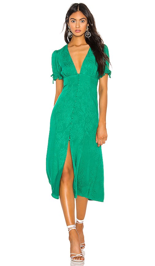 Leandra Midi Dress | Revolve Clothing (Global)