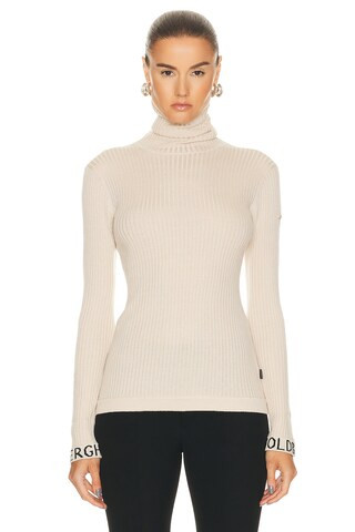 Goldbergh Mira Long Sleeve Sweater in Champagne | FWRD | FWRD 