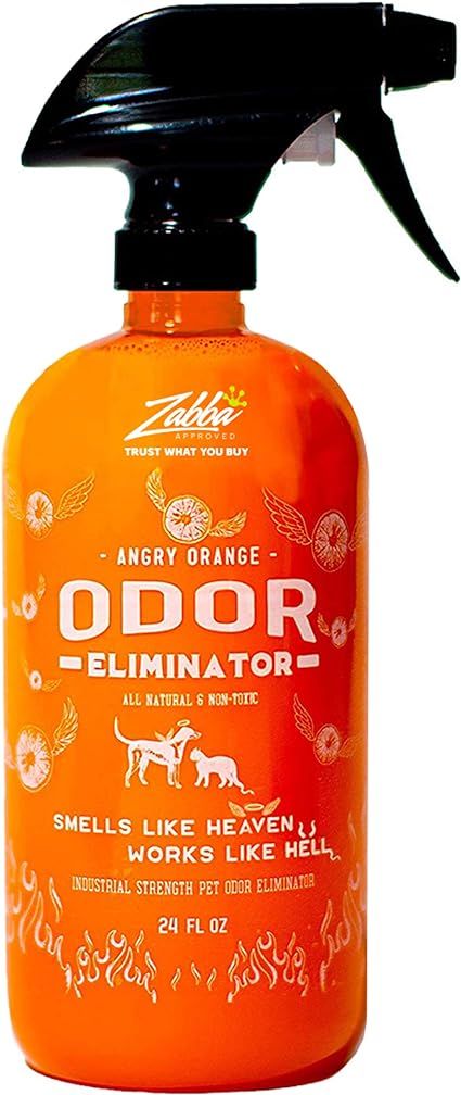 ANGRY ORANGE Ready-to-Use Citrus Pet Odor Eliminator Pet Spray - Urine Remover and Carpet Deodori... | Amazon (US)