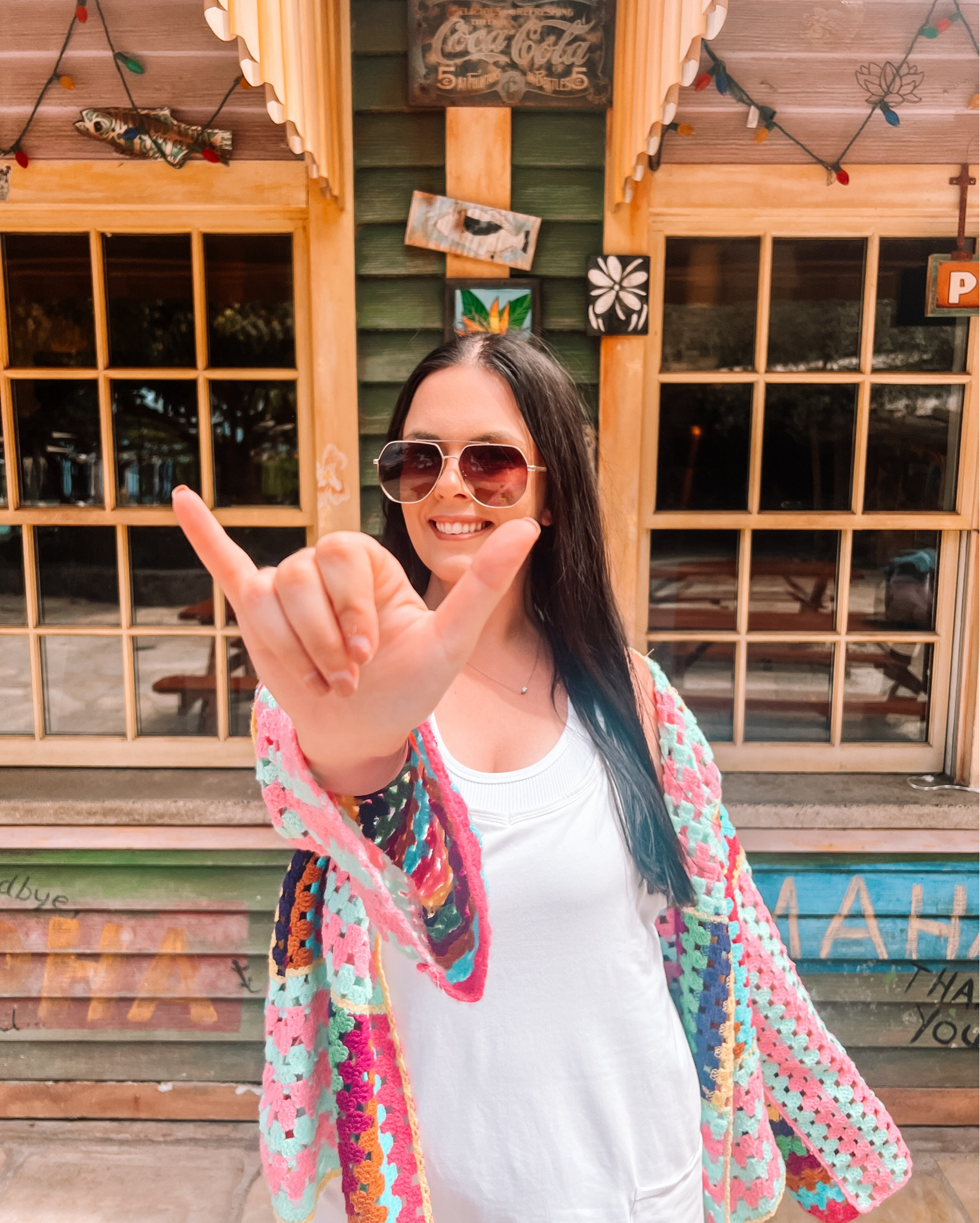 🌺Aloha from Aulani🌺

Disney’s Aulani Resort & Spa Hawaii Style Hawaiian Vacation Inspiration Mahalo Inspo Mickey Shaped Shave Ice Free People Hot Shot Romper Mini Dress Happiness Runs FP Movement Diff Eyewear Summer Style Spring Break Vacay Outfit Oahu Summer Country Coachella Music Festival Fest Dressed

🛍️ My Granny Square Crochet Cardigan from Alora Eden Boutique online 
#LTKFestival

#LTKTravel #LTKFindsUnder100