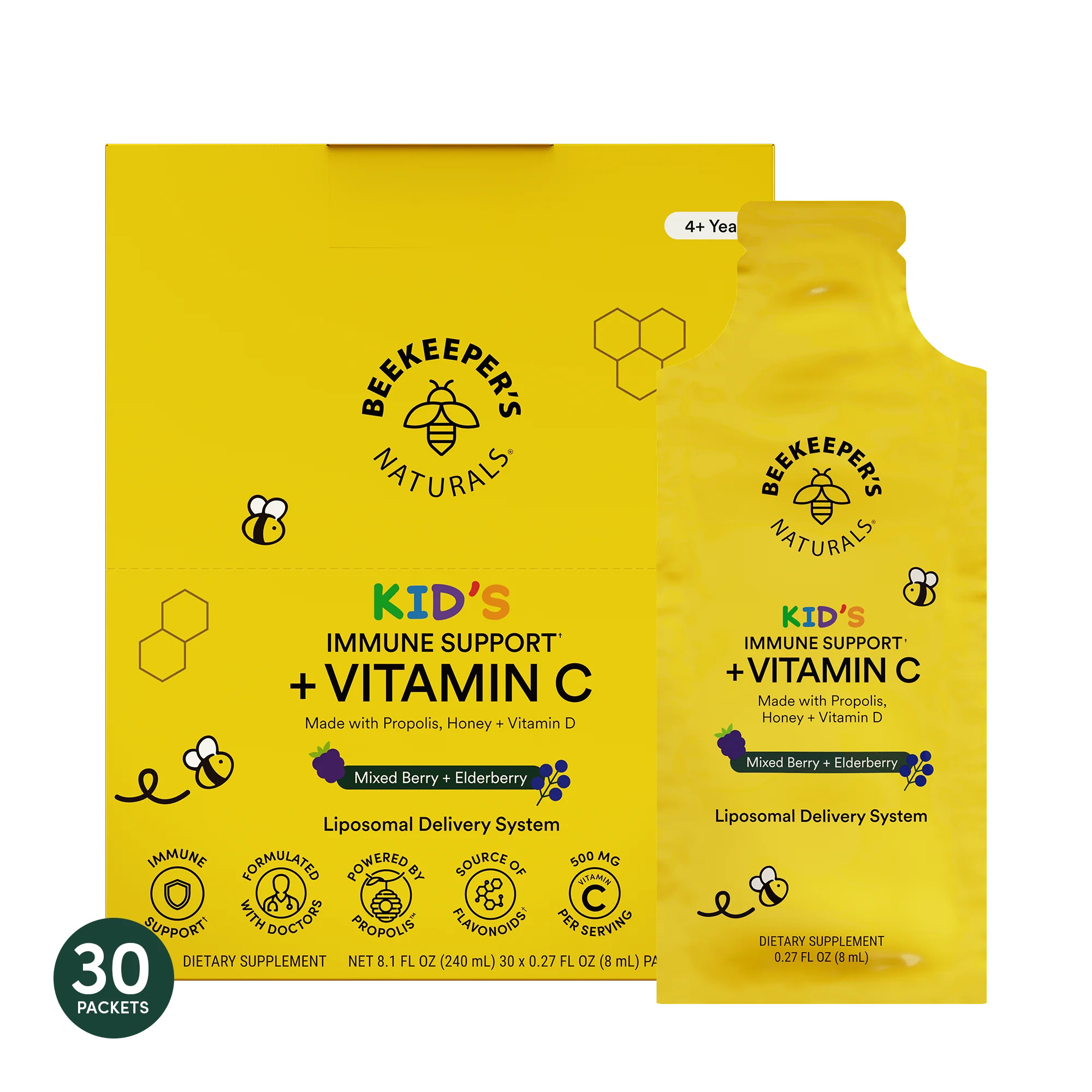 Kid’s Immune Support + Vitamin C | Beekeepers Natural's