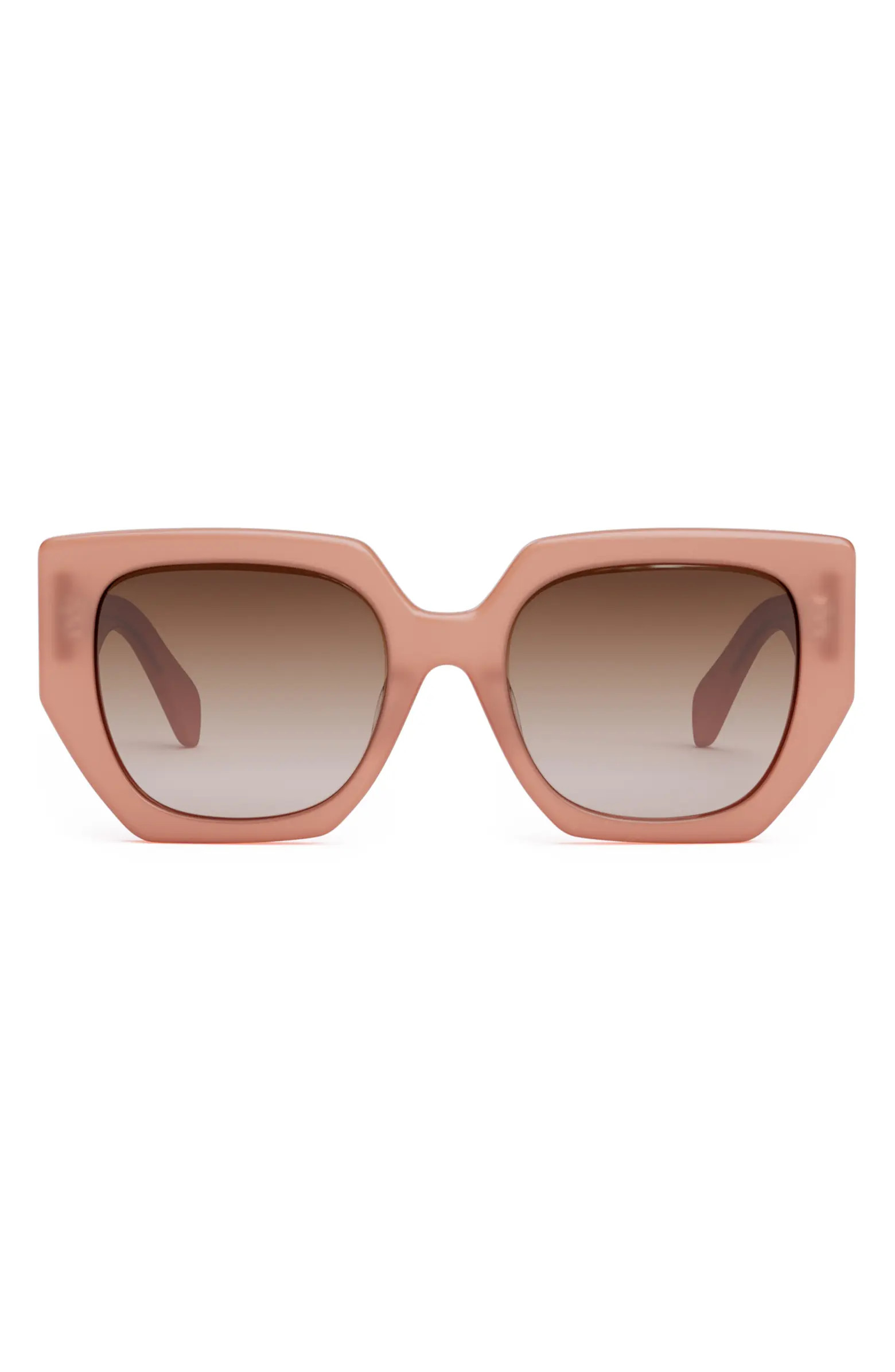 Triomphe 55mm Butterfly Sunglasses | Nordstrom
