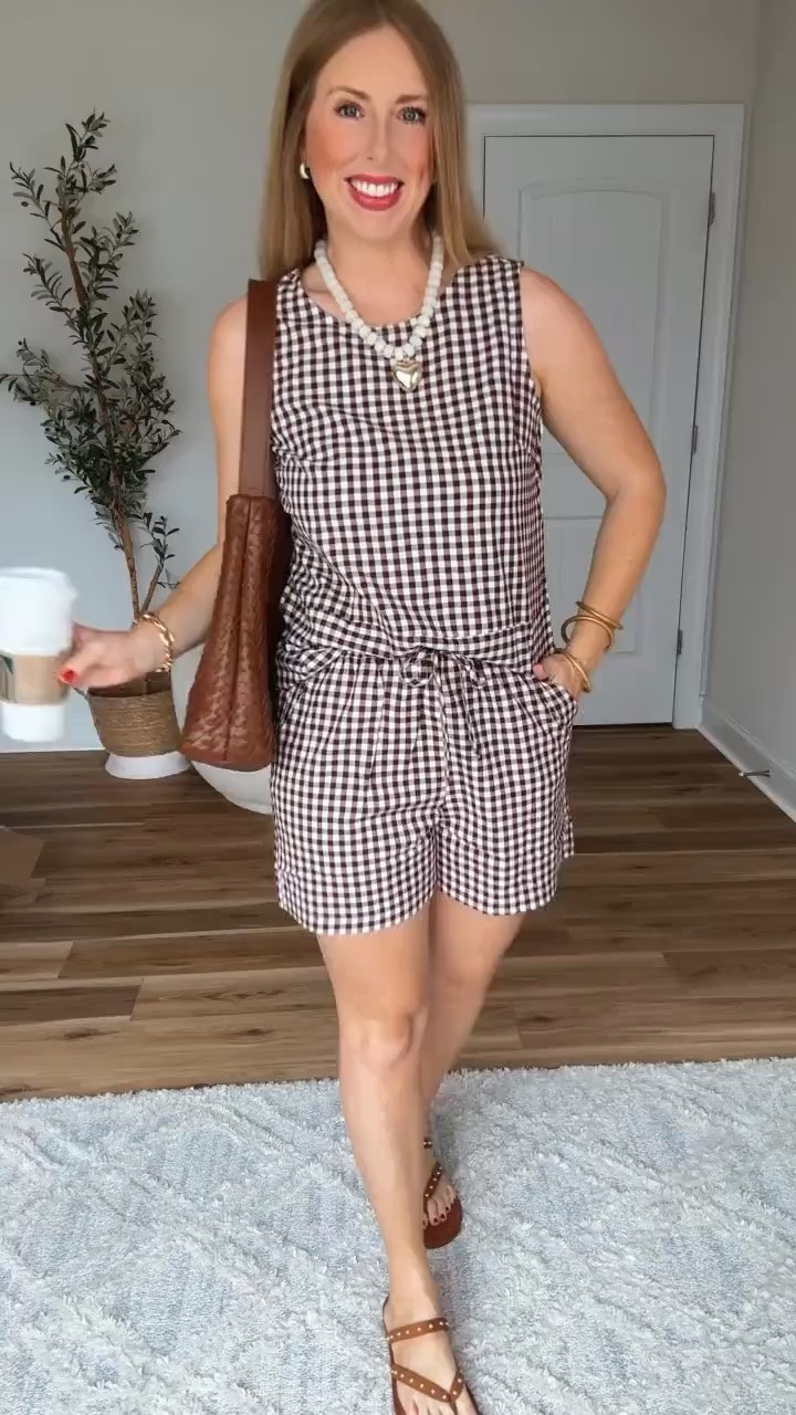 Big fan of this brown gingham set from Amazon!

#LTKmomlife #LTKSaleAlert
