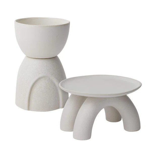 Gabi 9.75'' Handmade Ceramic Table Vase | Wayfair North America