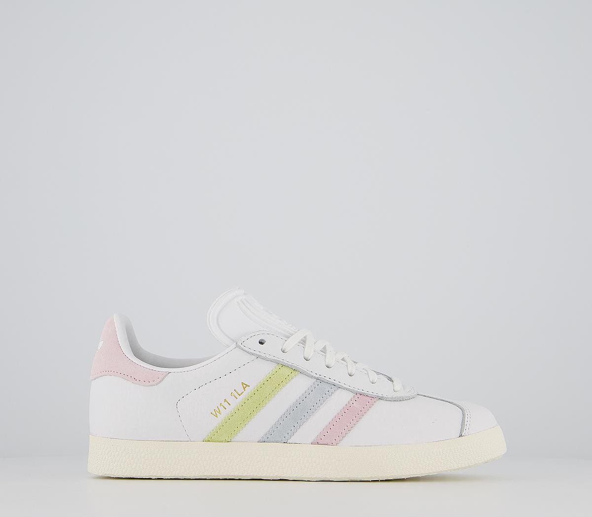 adidas Gazelle Trainers White Clear Pink Tint W11 1la Exclusive - Hers trainers | OFFICE London (UK)