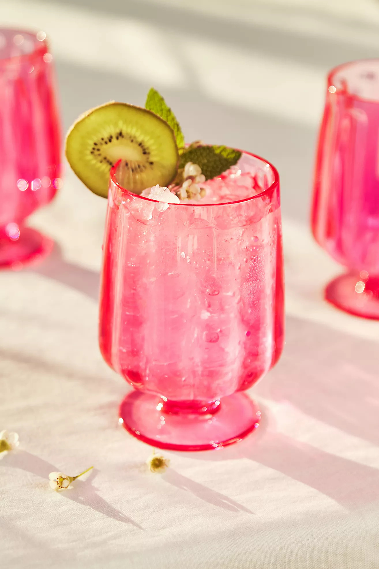 Lucia Acrylic Goblet Wine Glasses, Set of 4 | Anthropologie (US)