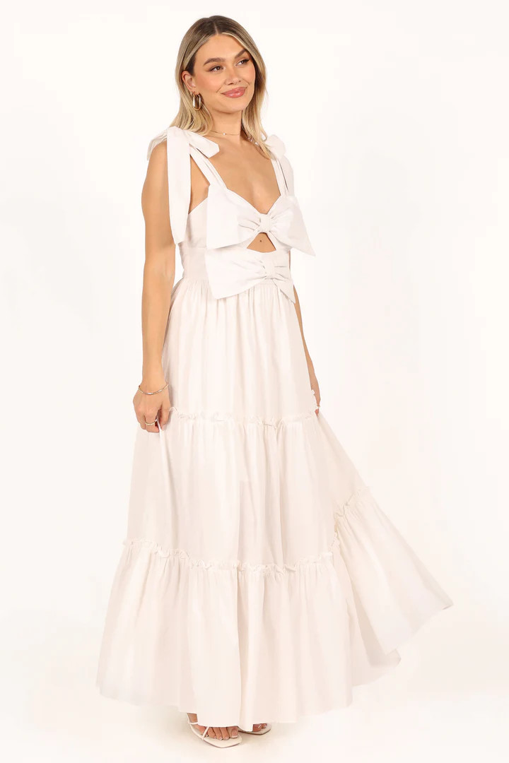 Isabella Maxi Dress - Off White | Petal & Pup (US)