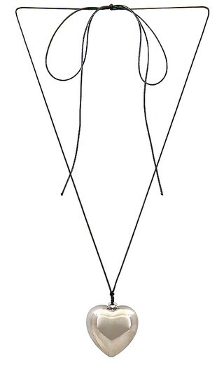 Lucia Necklace in Silver | Revolve Clothing (Global)