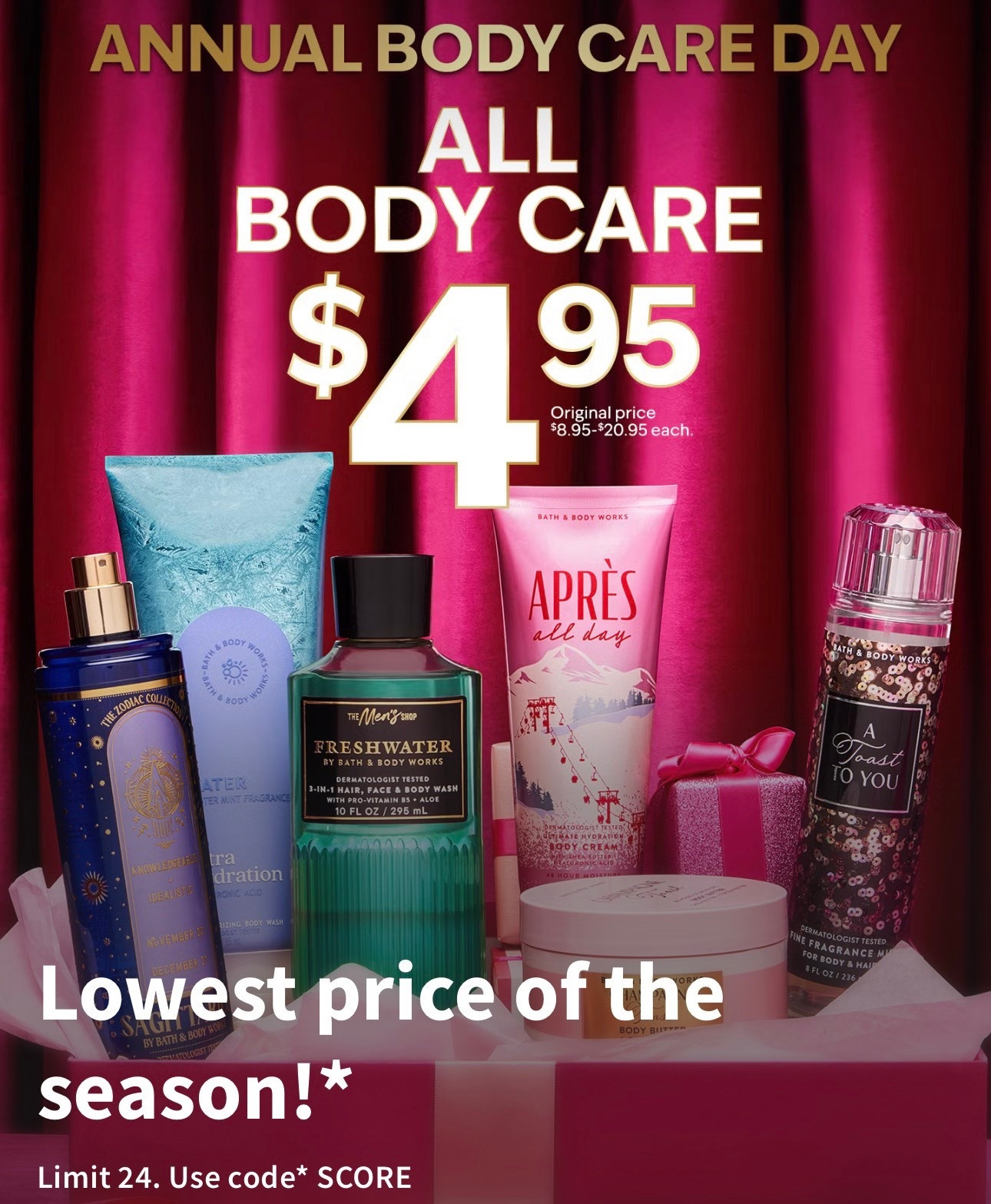 12 Days of LTK | Day 12 and we’re ending this the right way with $4.95 body care products at Bath & Body Works!!!🤯 Ends tonight!!!!

#LTKGiftGuide #LTKmomlife #LTKHoliday