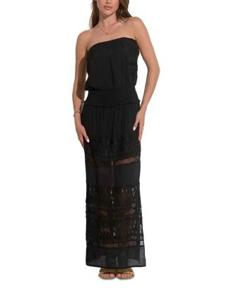 ElanStrapless Crochet Maxi Dress | Bloomingdale's (US)