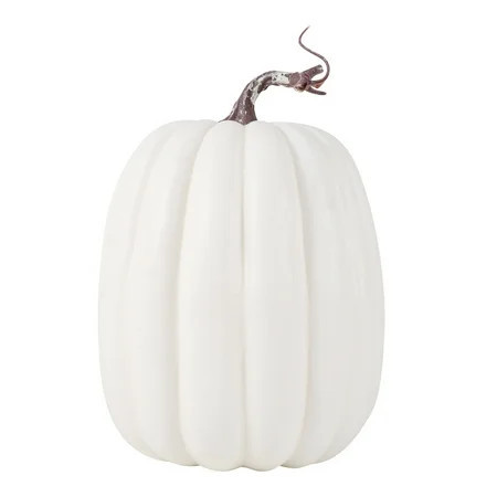 8 Inch Large Artificial Pumpkins Decor Foam Fake Decorative Pumpkins for Halloween Autumn Harvest Home Decorations | Walmart (US)