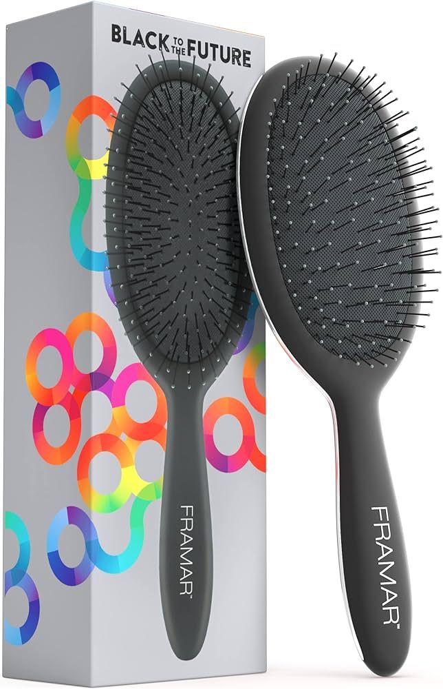 Framar Detangling Curly Hair Brush – No More Tangles Hairbrush – Elegant Detangler brush, Hai... | Amazon (US)