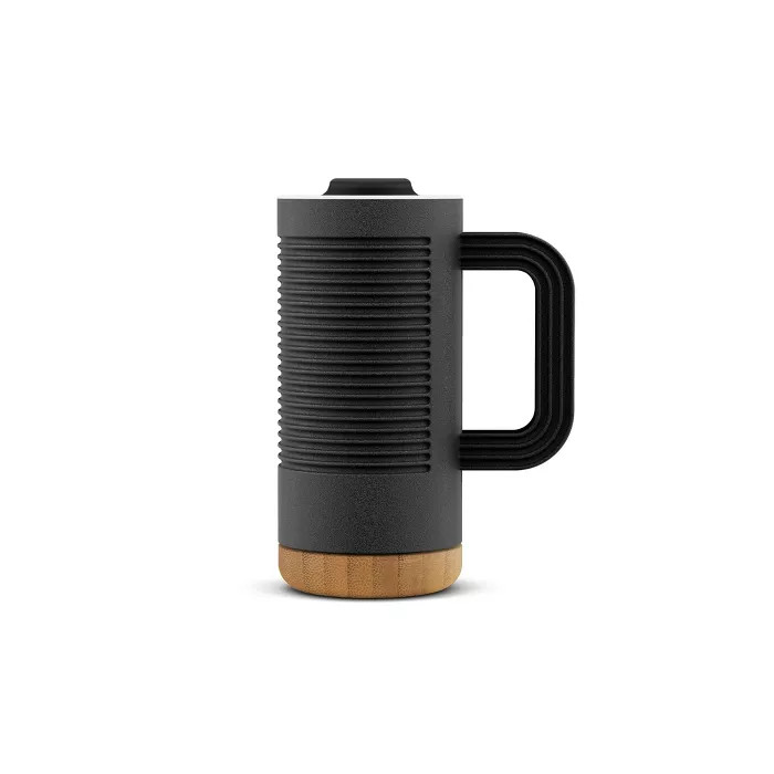 Ello 16oz Ceramic Linden Travel Mug Black | Target
