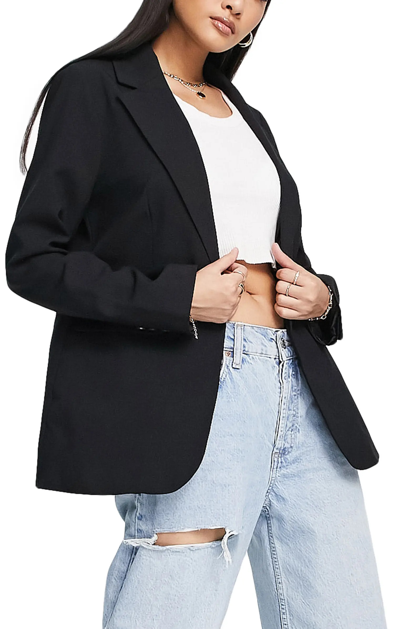 Topshop Single Breasted Blazer | Nordstrom | Nordstrom