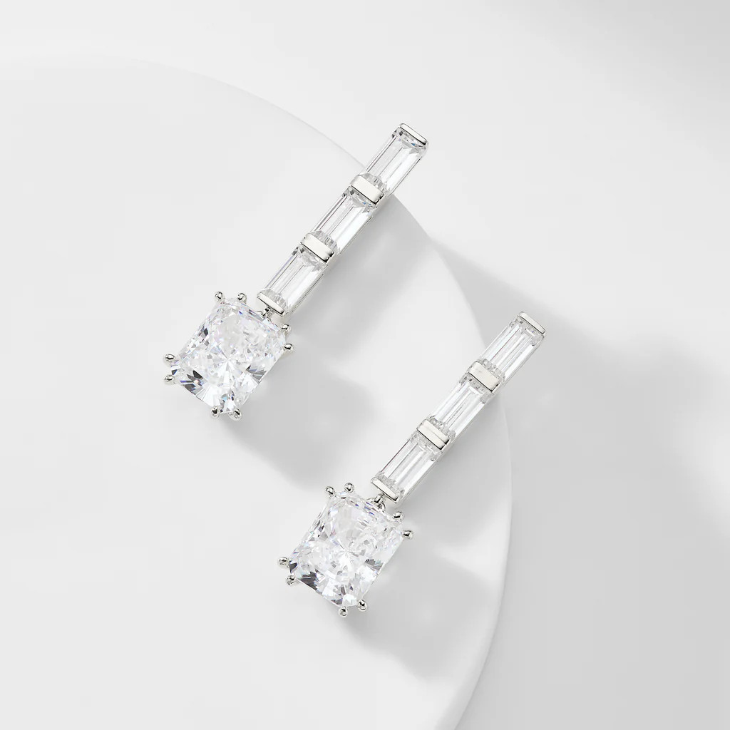 CHATEAU EMERALD CZ DROP EARRINGS | NADRI