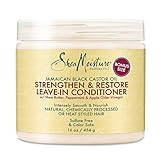 Shea Moisture Jamaican Black Castor Oil Strengthen/Grow and Restore Leave-in Conditioner, 16 Ounce | Amazon (US)