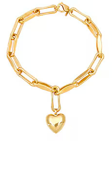 joolz by Martha Calvo Heart Chain Necklace in Gold from Revolve.com | Revolve Clothing (Global)