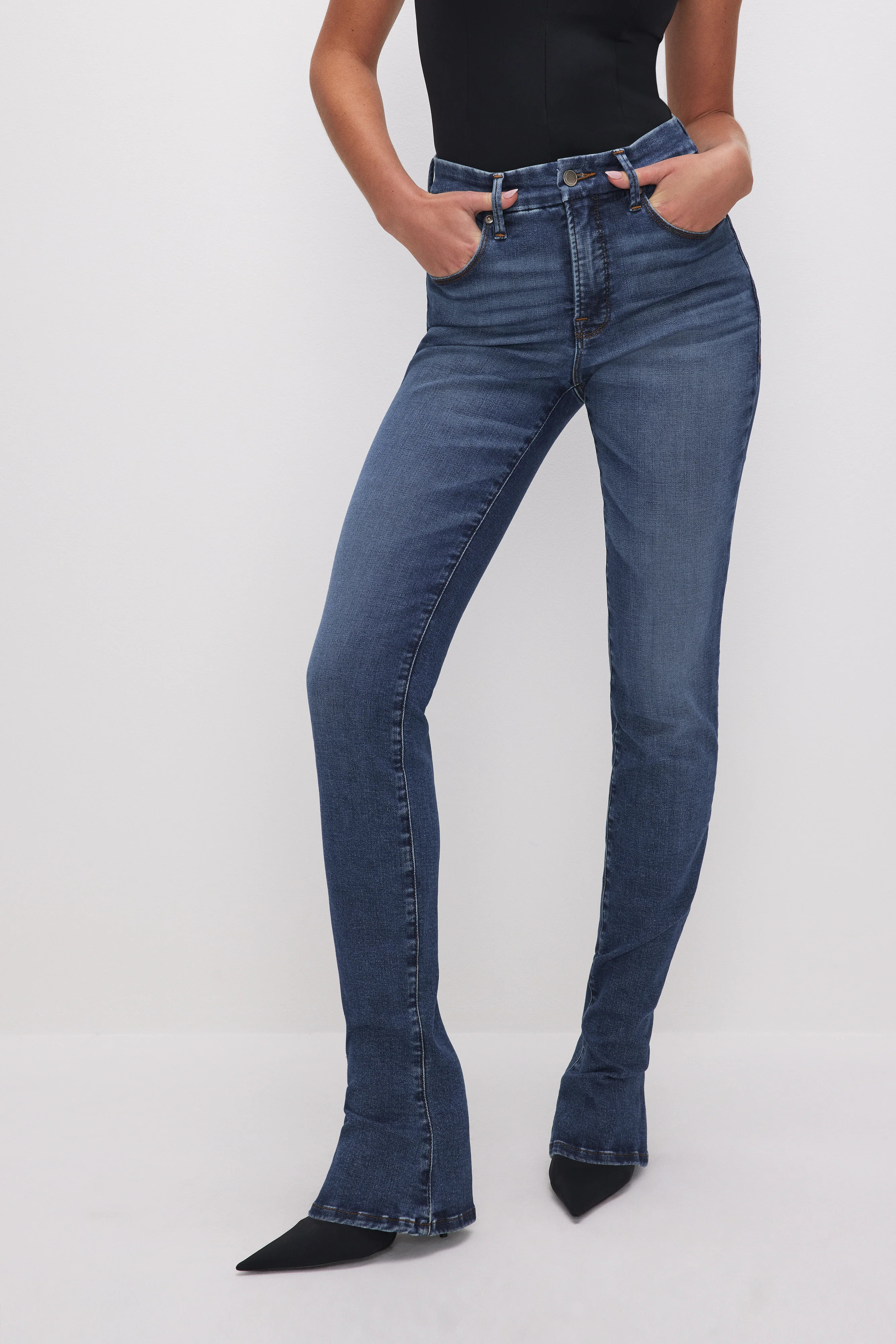 GOOD LEGS MICRO BOOTCUT JEANS | Good American
