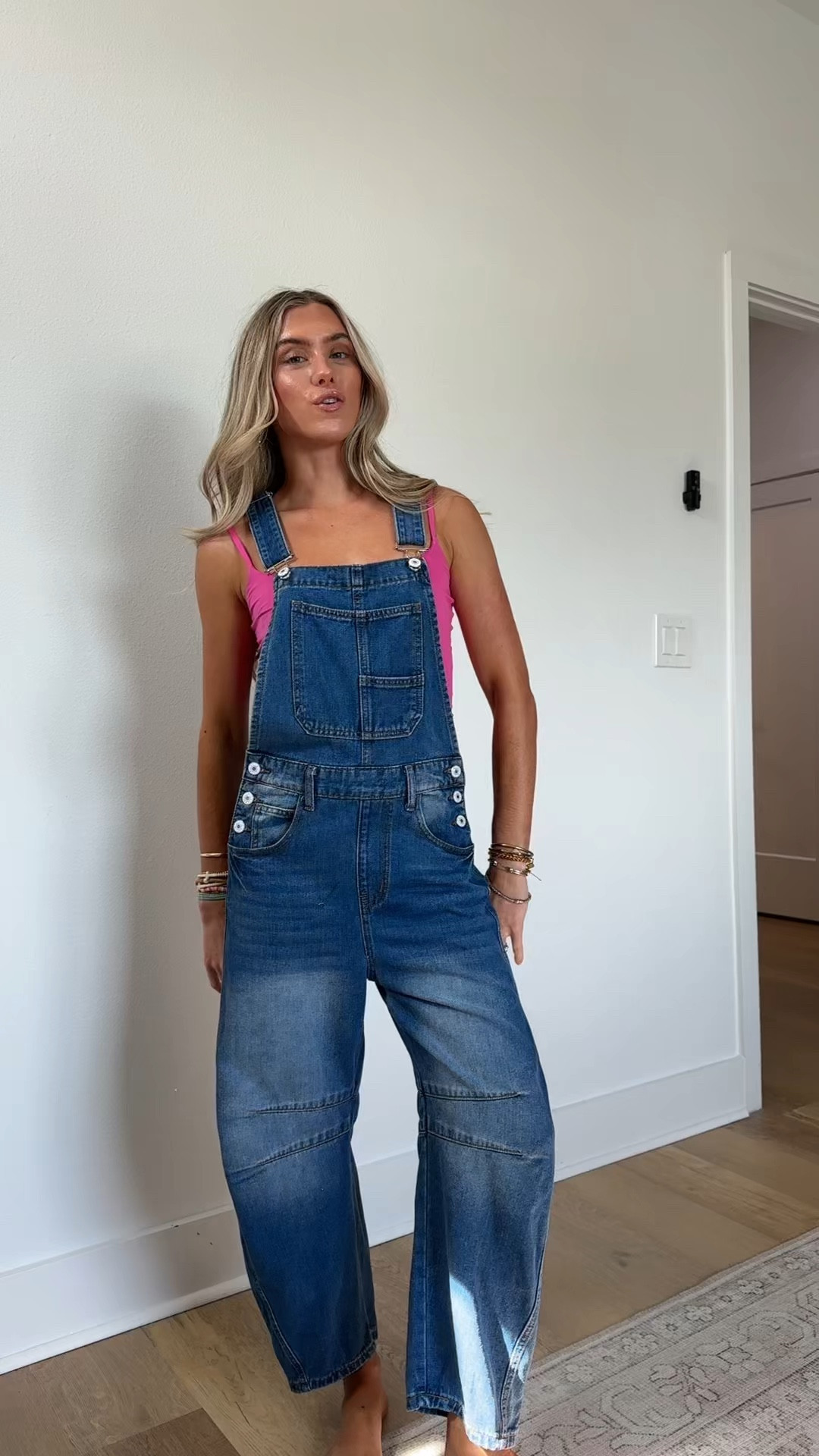 Amazon size xs PLNOTME Womens Denim Bib Overalls Barrel Leg Adjustable Strap Jean Pants Jumpsuits with Pockets.

#LTKootd #LTKSaleAlert #LTKdayinmylife