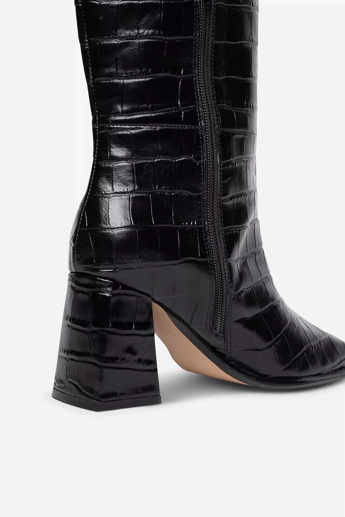 Intentionally Blank TGIF Embossed Croc Boots | Anthropologie (US)