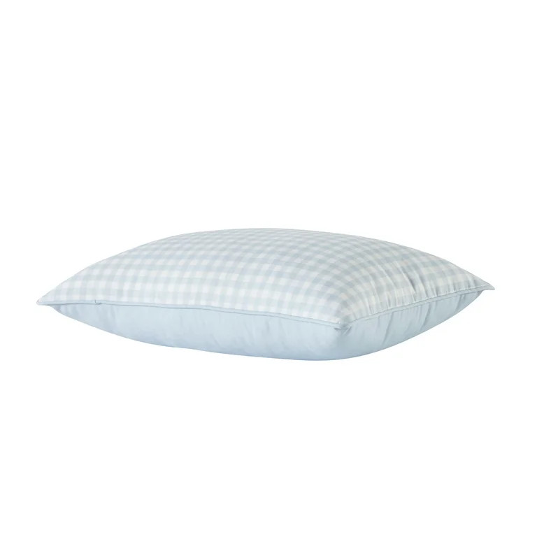 My Texas House Blue Gingham 14" x 20" Outdoor Pillow | Walmart (US)