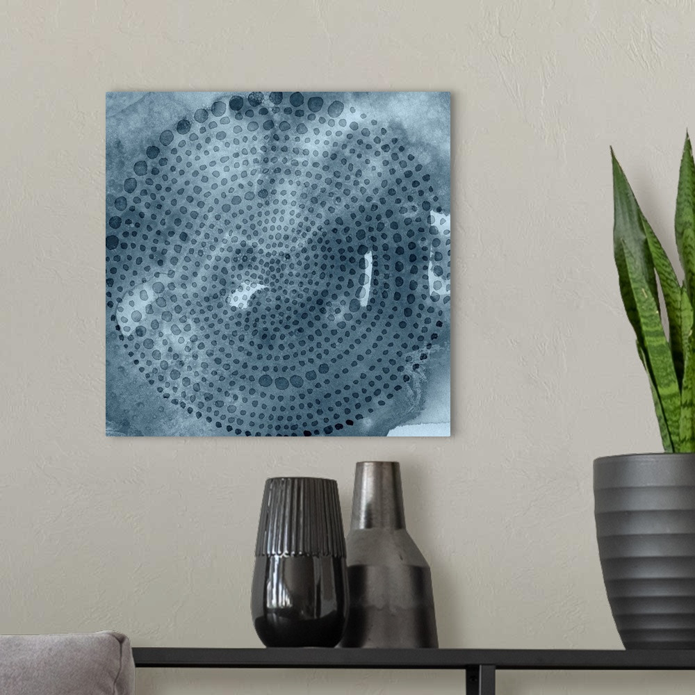 Indigo Wheel II Wall Art | Great Big Canvas - Dynamic