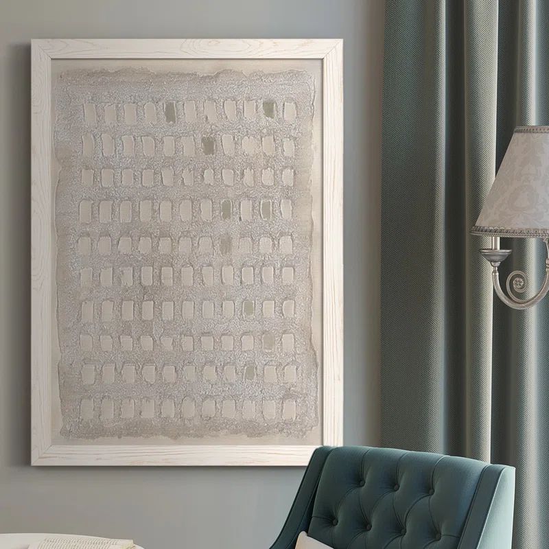Pearl Punch Card II - Single Picture Frame Print on Canvas | Wayfair North America