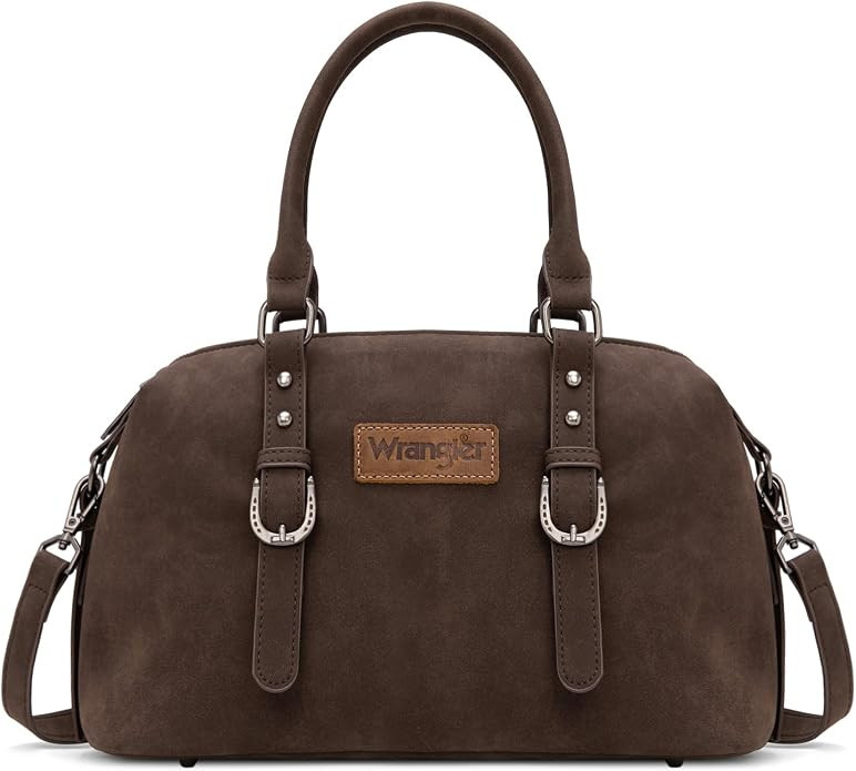 Wrangler Doctor Bag Top Handle Purse Hobo Shoulder Barrel Satchel Handbags for Women | Amazon (US)