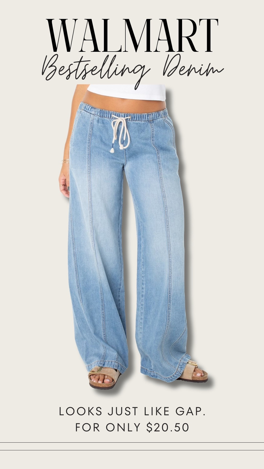 YOU GUYS!!! I have a pair of Gap jeans that look almost exactly like these and I paid a hecckkkk of a lot more 😅 snag these while they’re in stock!! 

#LTKootd #LTKgrwm #LTKSpringSale