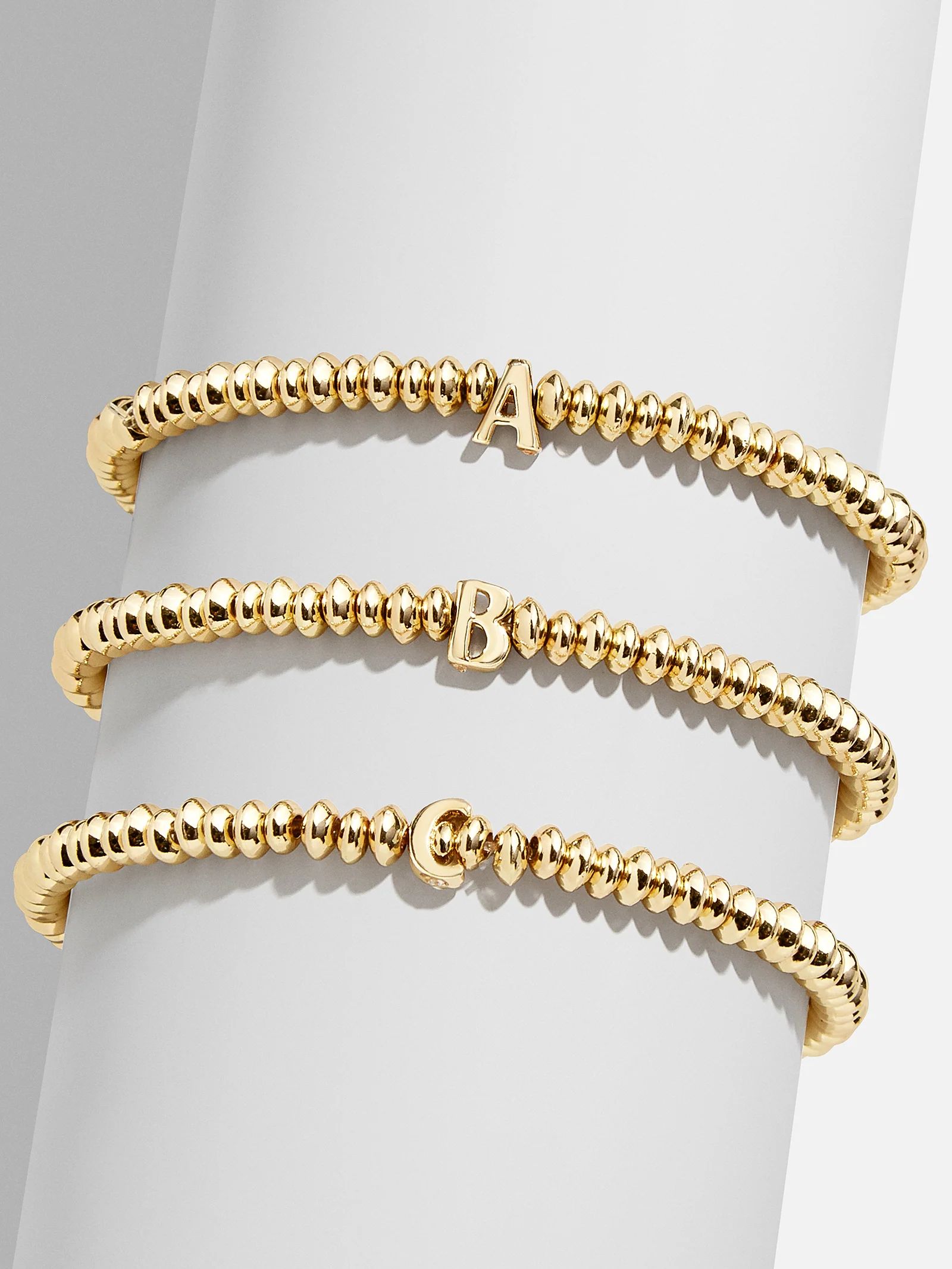 Initial Paris Bracelet - Gold | BaubleBar (US)