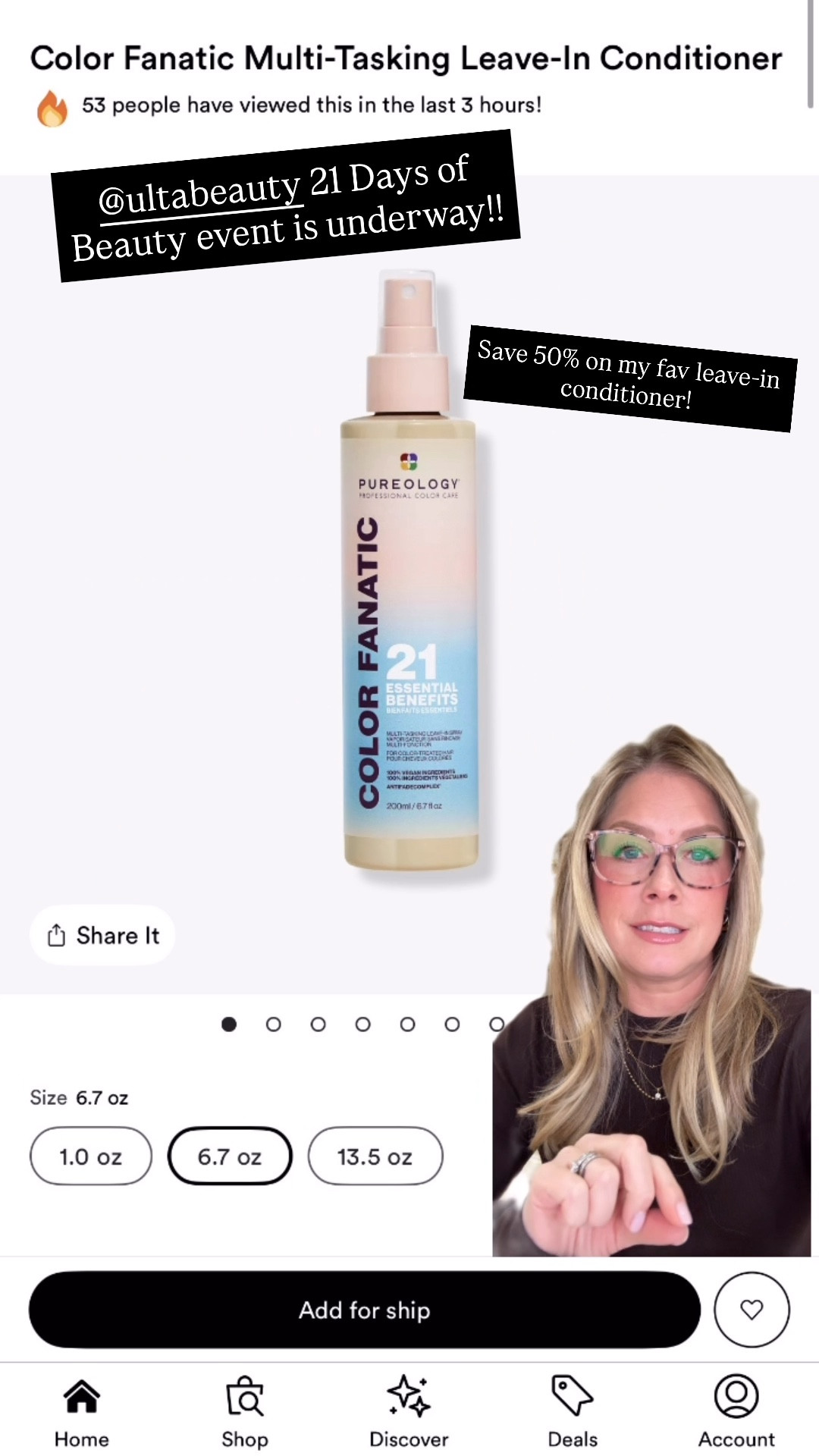 One of my favorite events happens only twice a year, and it’s on now! Shop Ulta Beauty’s “21 Days of Beauty Event” from March 6th to 26th. During these four weeks, get 50% off daily and weekly beauty steals. Be sure to check back each day to see what is on sale. And don’t forget to join @UltaBeauty Rewards and earn points while you shop!  #ulta #ultabeauty #ad

