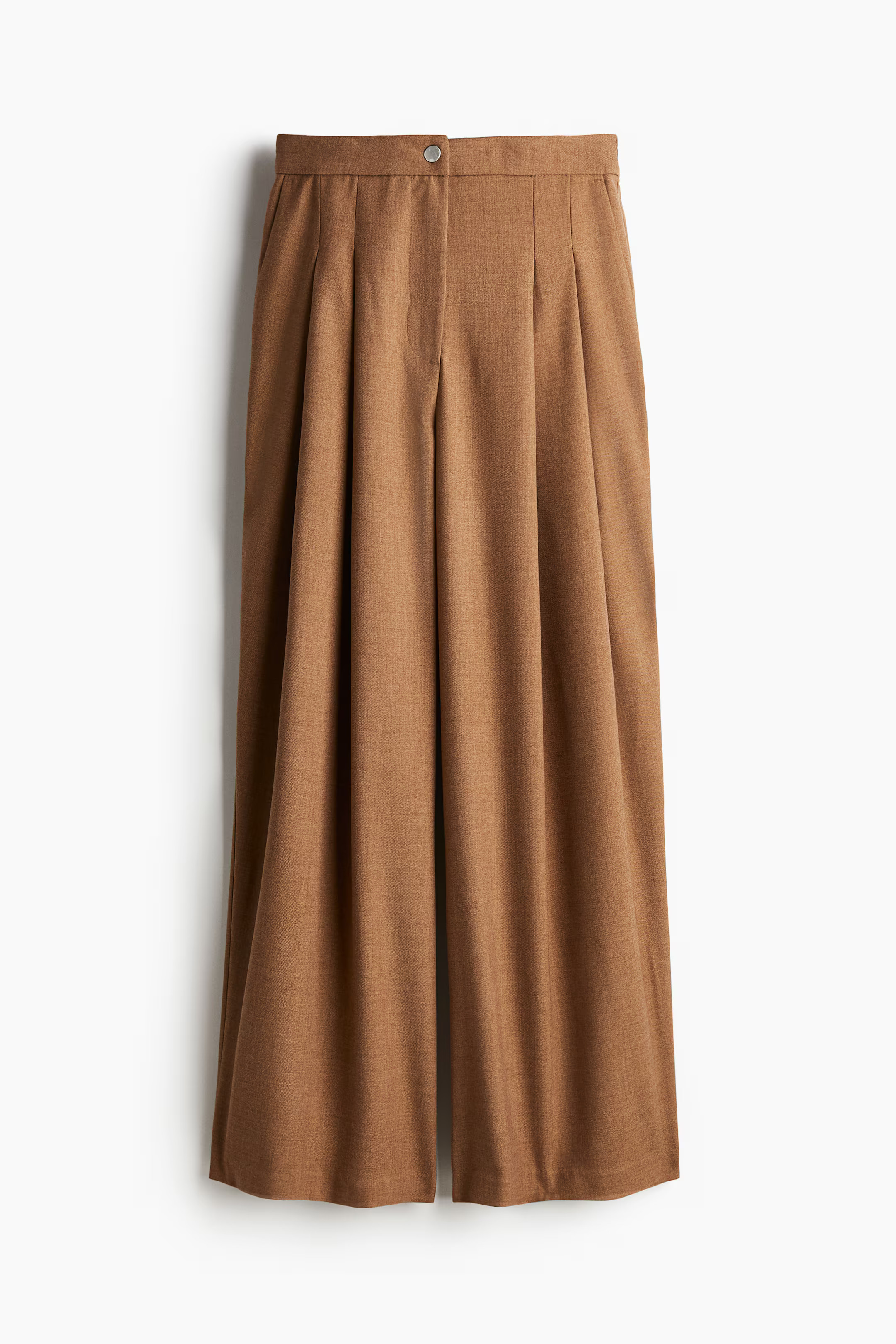 Pleat-Front Twill Pants | H&M (US + CA)