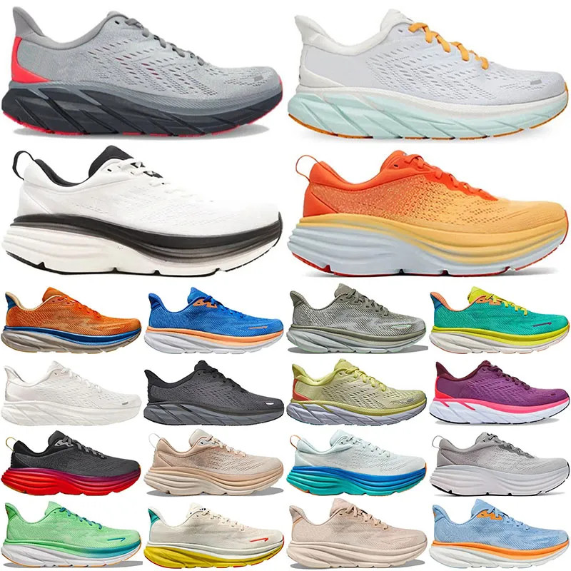 2024 Clifton 9 Casual Bondi 2 Cliftons Shoes Sports Harbor Mist Black White Carbon X 2 Free Peopl... | DHGate