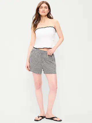 High-Waisted Linen-Blend Shorts -- 3.5-inch inseam | Old Navy (US)