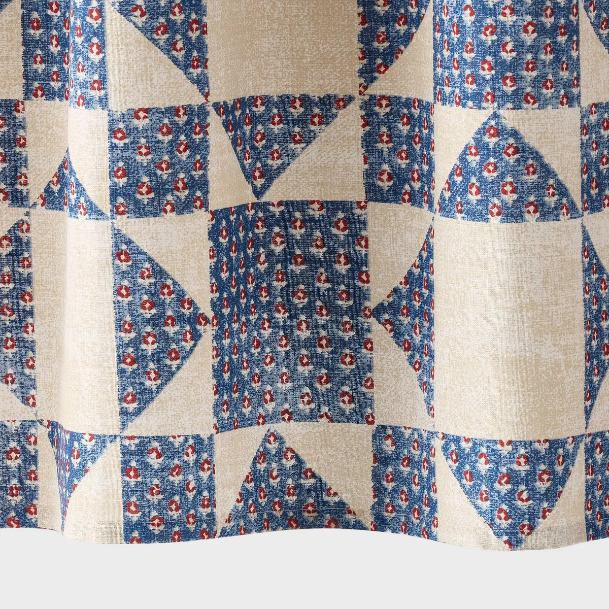 Americana Quilted Shower Curtain Blue - Threshold™ | Target