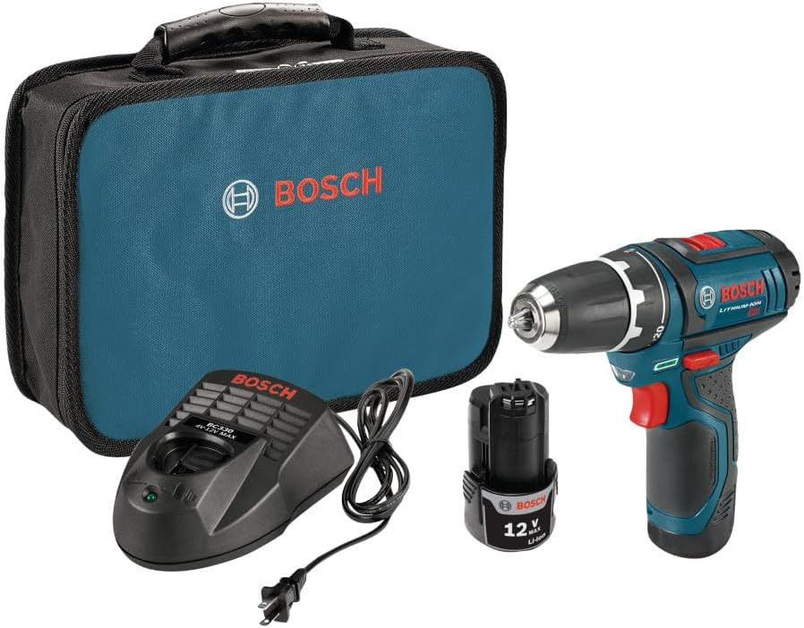 BOSCH PS31-2A 12V Max 3/8 Inch Drill/Driver Kit with 2 Batteries & Charger | Amazon (US)