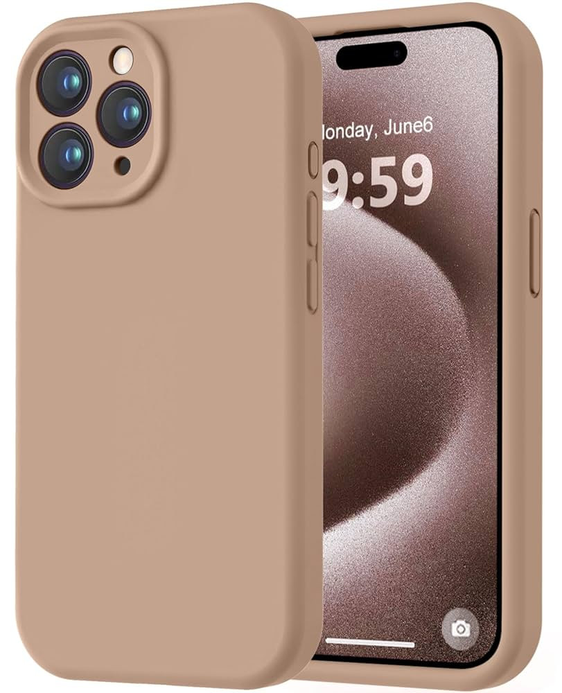 LOVE 3000 Designed for iPhone 15 Pro Max Case, Premium Silicone with [Soft Anti-Scratch Microfibe... | Amazon (US)