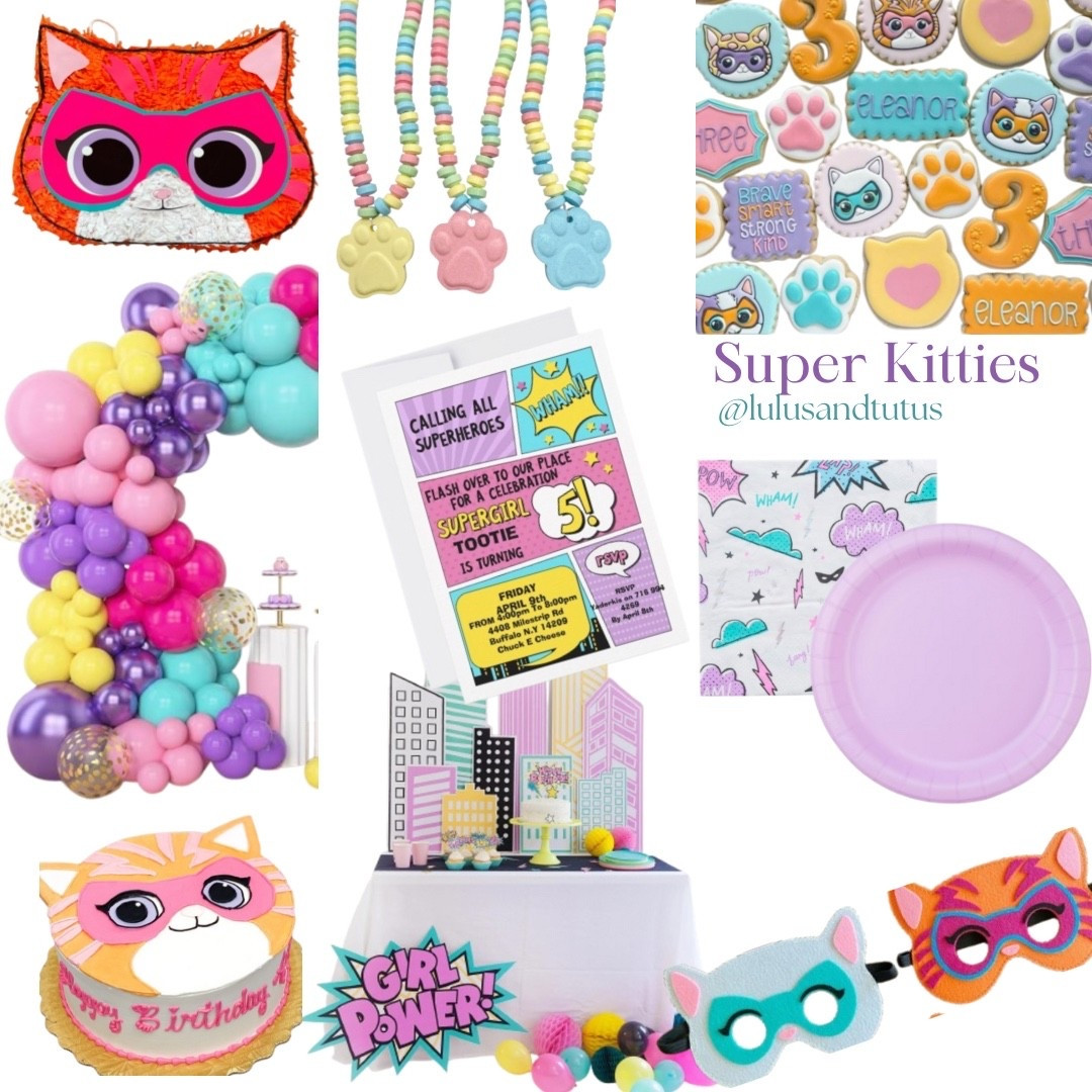 Anyone have a super kitties obsessed kiddo?! 
The PURRRfect party is here! 🐱 


#LTKFamily #LTKParties #LTKKids