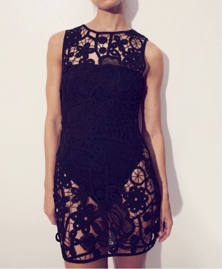 Black crochet dress - only $35! 
.
Swimsuit cover up 

#LTKfindsunder50 #LTKstyletip #LTKSeasonal