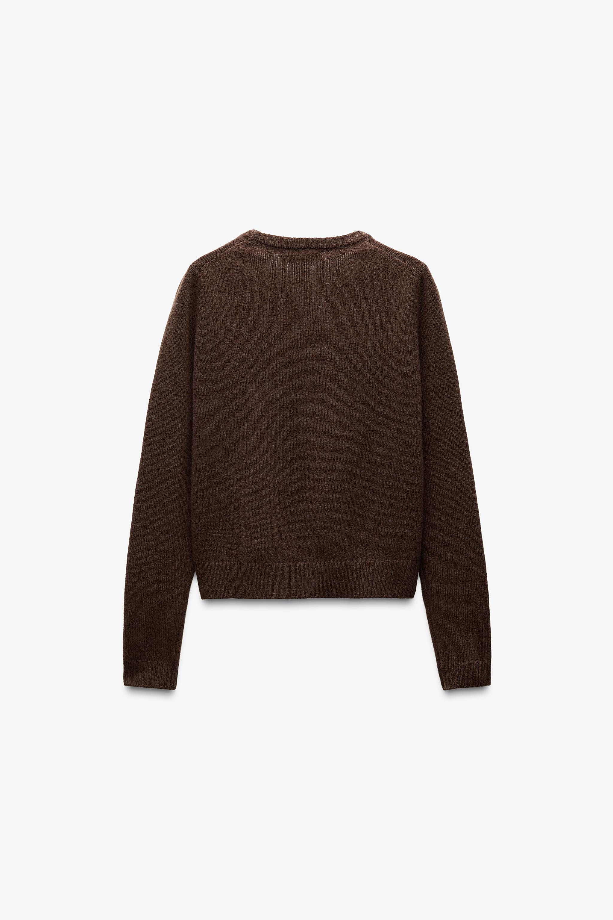 BASIC 100% WOOL SWEATER | Zara US